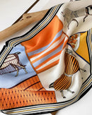 Women's Twill Diamond Silk Scarf