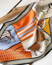 Women's Twill Diamond Silk Scarf
