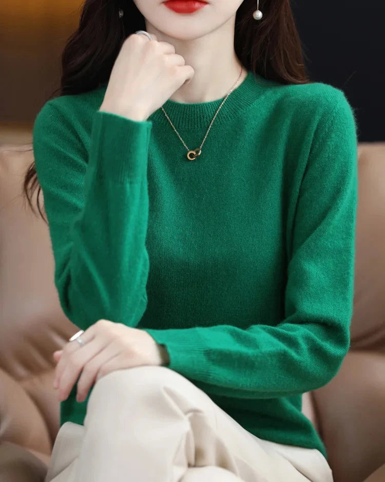 Merino Wool Round Neck Sweater