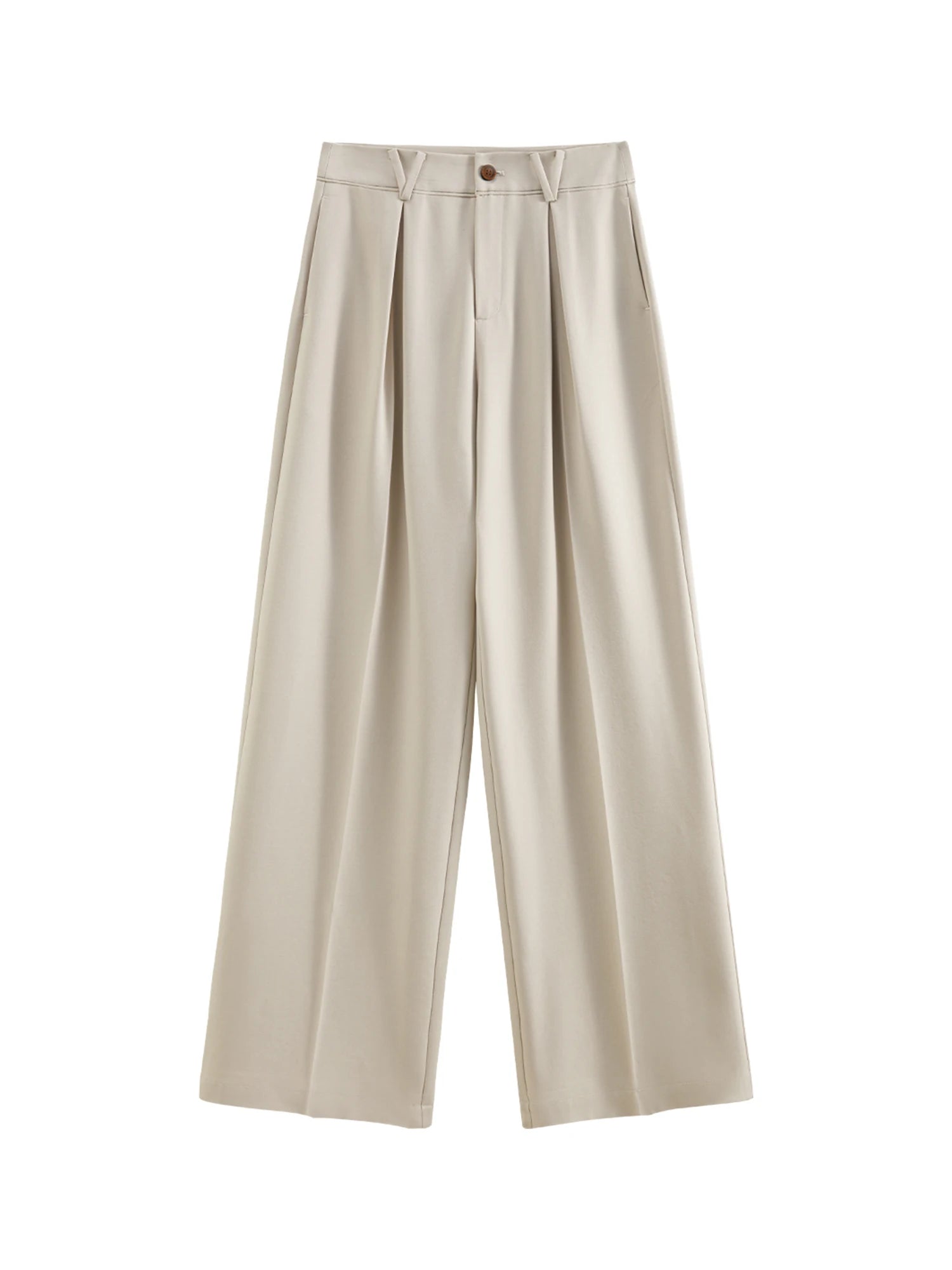 High Waist Straight Pants