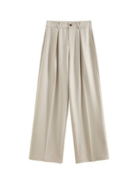 High Waist Straight Pants