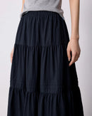 Layered A-Line Midi Cake Skirt