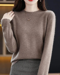 Merino Wool Round Neck Sweater