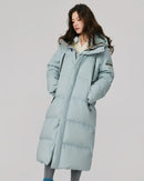 Longline Hooded Duck Down Coat