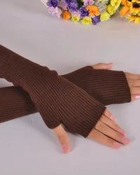Cashmere Fingerless Arm Warmers