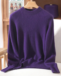 Mink Cashmere Crewneck Sweater