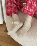 Cashmere Cotton Thermal Crew Socks