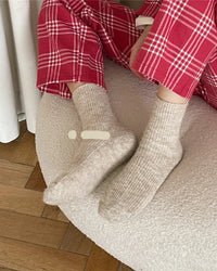 Cashmere Cotton Thermal Crew Socks