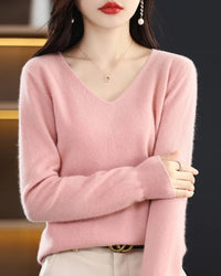 Merino Wool V-Neck Sweater