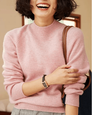 Cashmere Turtleneck Knitted Fashion Sweater