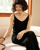 Cashmere V-Neck Slip Dress