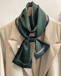 Women's Printed Silk Scarf & Shawl