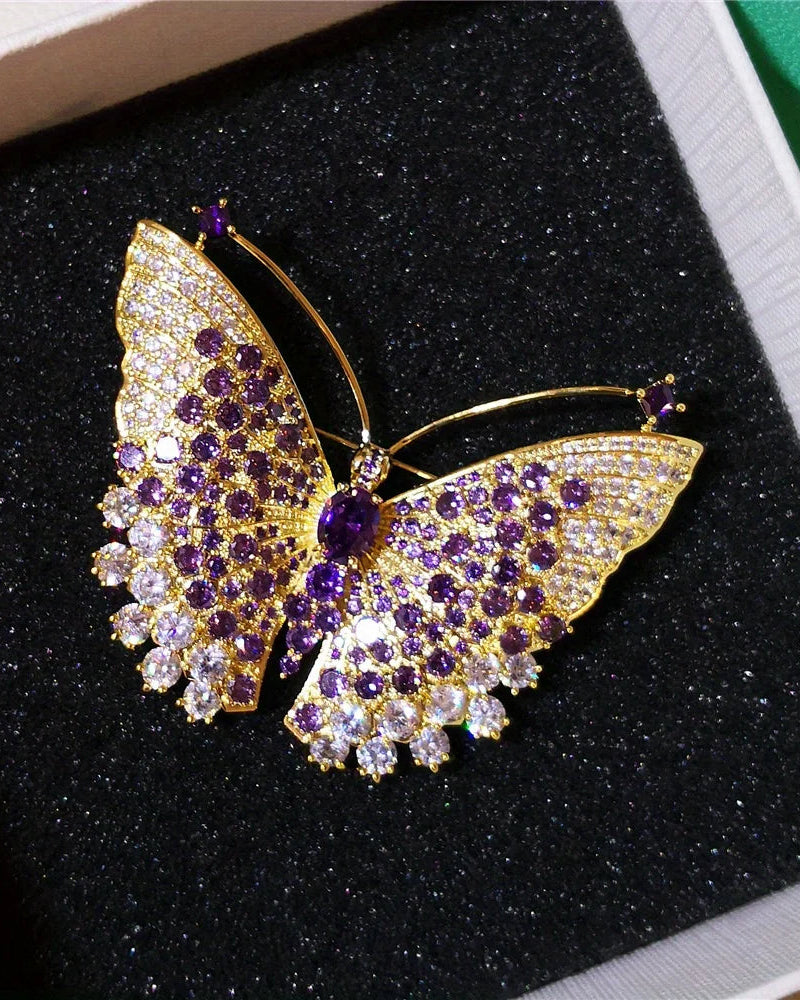 Exquisite New Butterfly-Shaped Brooch