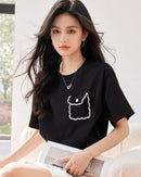 Relaxed-Fit Crew Neck Casual Tee