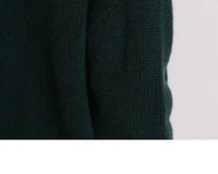 Wool Round Neck Cropped Sweater