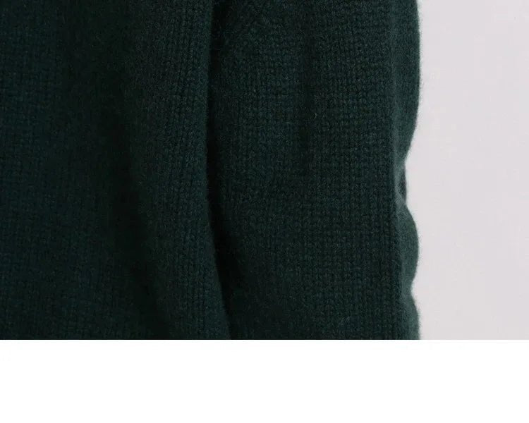 Wool Round Neck Cropped Sweater