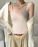 Ribbed Stretch Sleeveless Essential Camisole