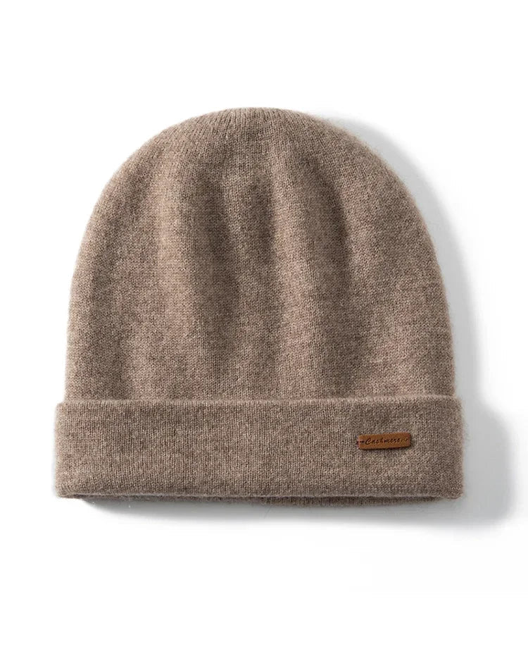 Cashmere Double-Layer Beanie