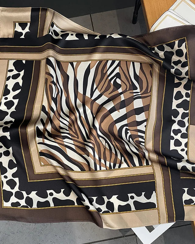 New Women's Silk Printed Scarf