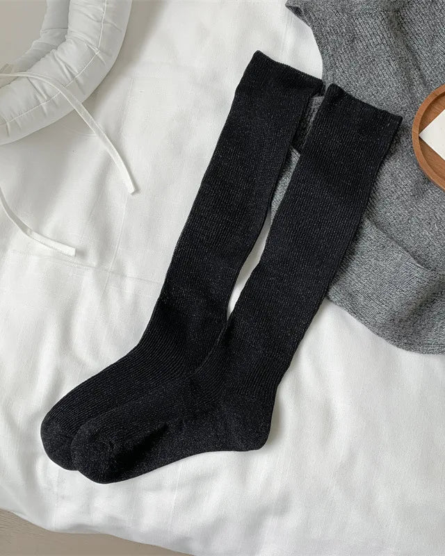 Everyday Knit Thigh-High Socks