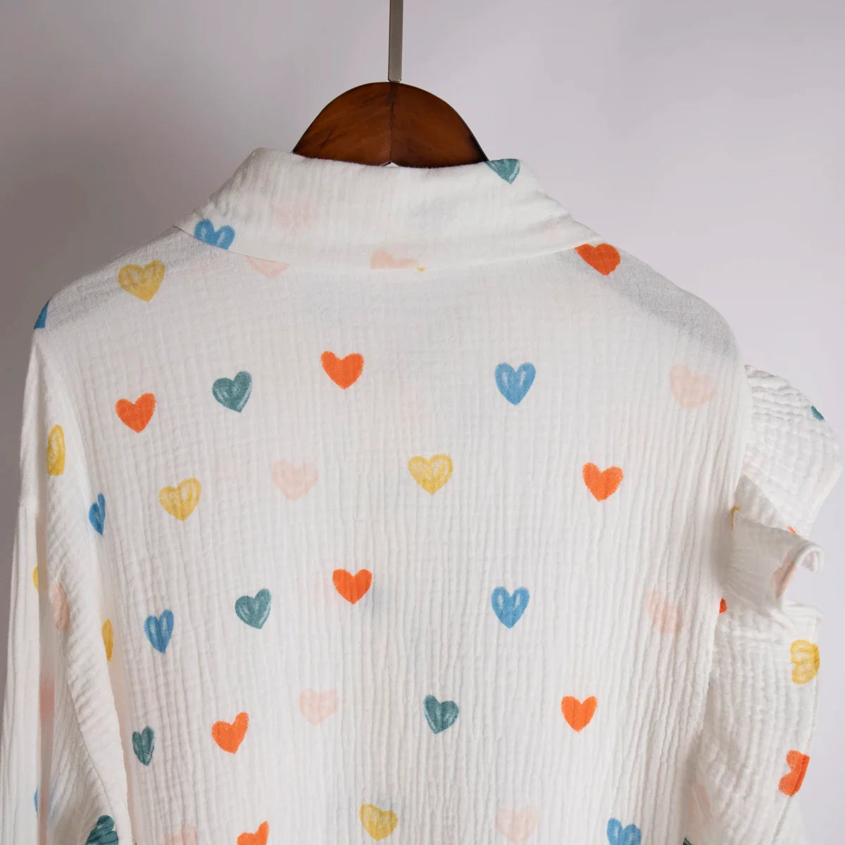 Cotton long sleeves Shirt & Shorts Set