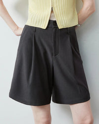 Mid-Rise Tailored Everyday Shorts