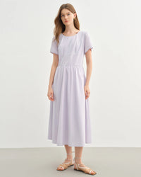 Stylish High-Waisted Slim-Fitting Long Dress