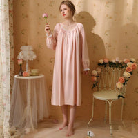 Cotton Round Neck Plus Size Nightdress