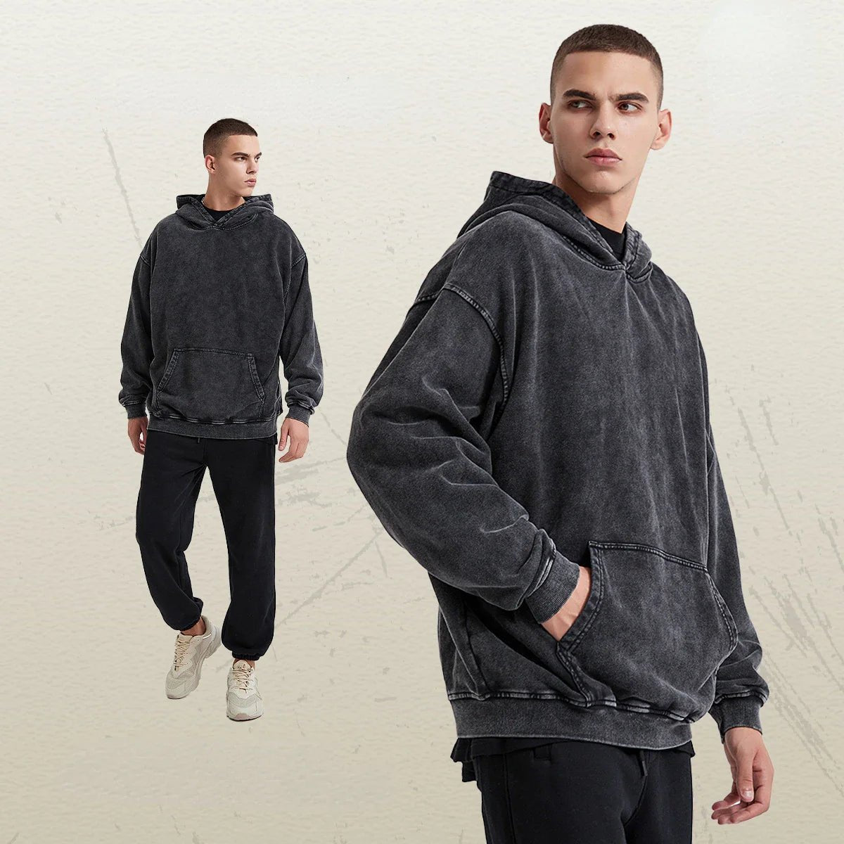 Cotton Loose Retro Thicken Hoodie