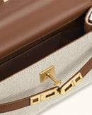 Luxury Crocodile-Print Handbag