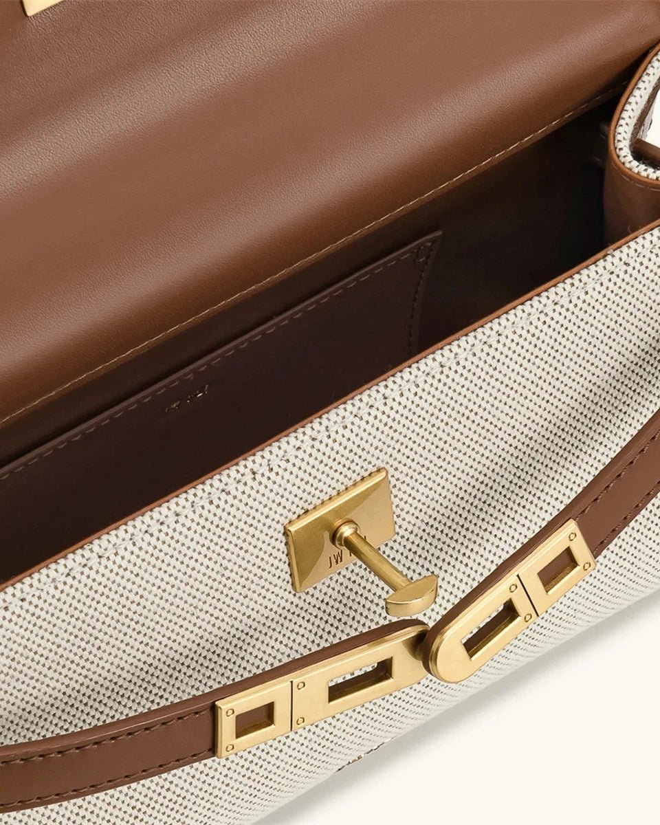 Luxury Crocodile-Print Handbag