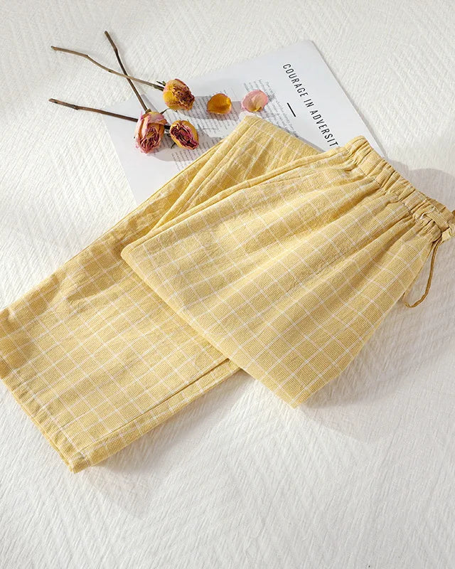 Soft-Woven Cotton Sleep Bottoms