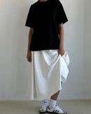 Elegant Satin High Waist Maxi Skirt