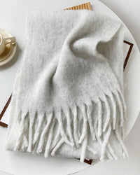 Longline Knitted Shawl Scarf