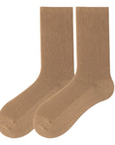 Combed Cotton Pile Crew Socks
