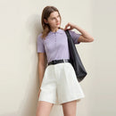 Casual Loose Jacquard Cotton Shorts