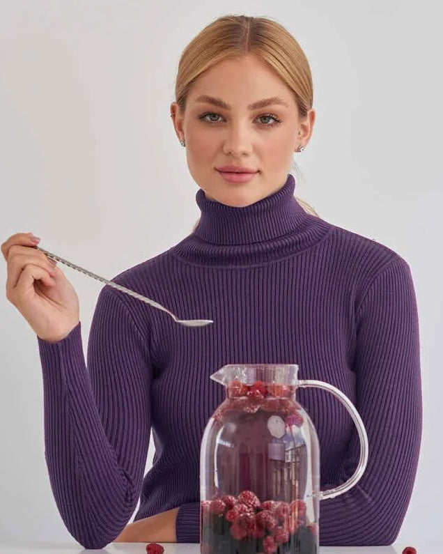 Knitted Basic Turtleneck Sweaters