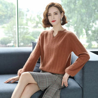 Mink Cashmere Knitted Pullover