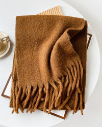 Longline Knitted Shawl Scarf