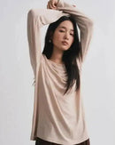 Modal Cashmere Blend Long-Sleeve Tee