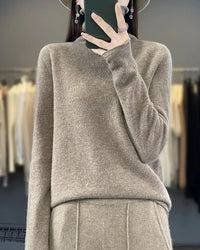 Seamless Merino Wool Turtleneck Sweater