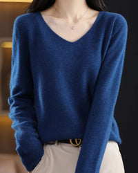 Merino Wool V-Neck Sweater