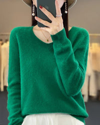 Extrafine Merino Wool V-Neck Sweater