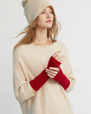Fine-Knit Cashmere Arm Warmers