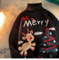 Turtleneck Christmas Sweater Ugly Sweater
