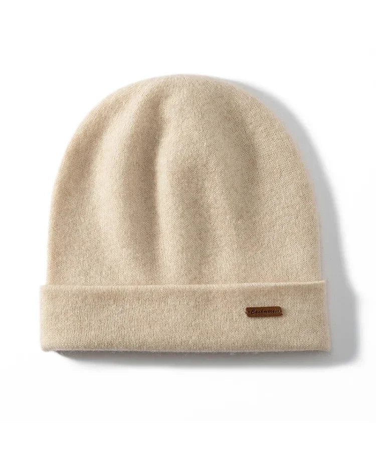 Cashmere Double-Layer Beanie