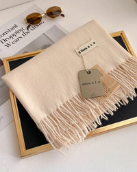 Thick Faux-Cashmere Shawl