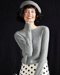 Cashmere Casual Crew Neck Loose Sweater