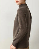 Yak Wool Turtleneck Long-Sleeved Thick Sweater