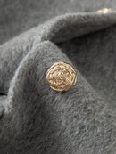 Short Loose Wool Coat